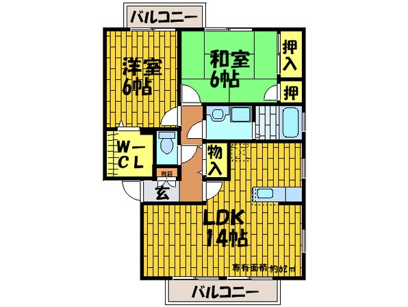 セピアコ―トの物件間取画像